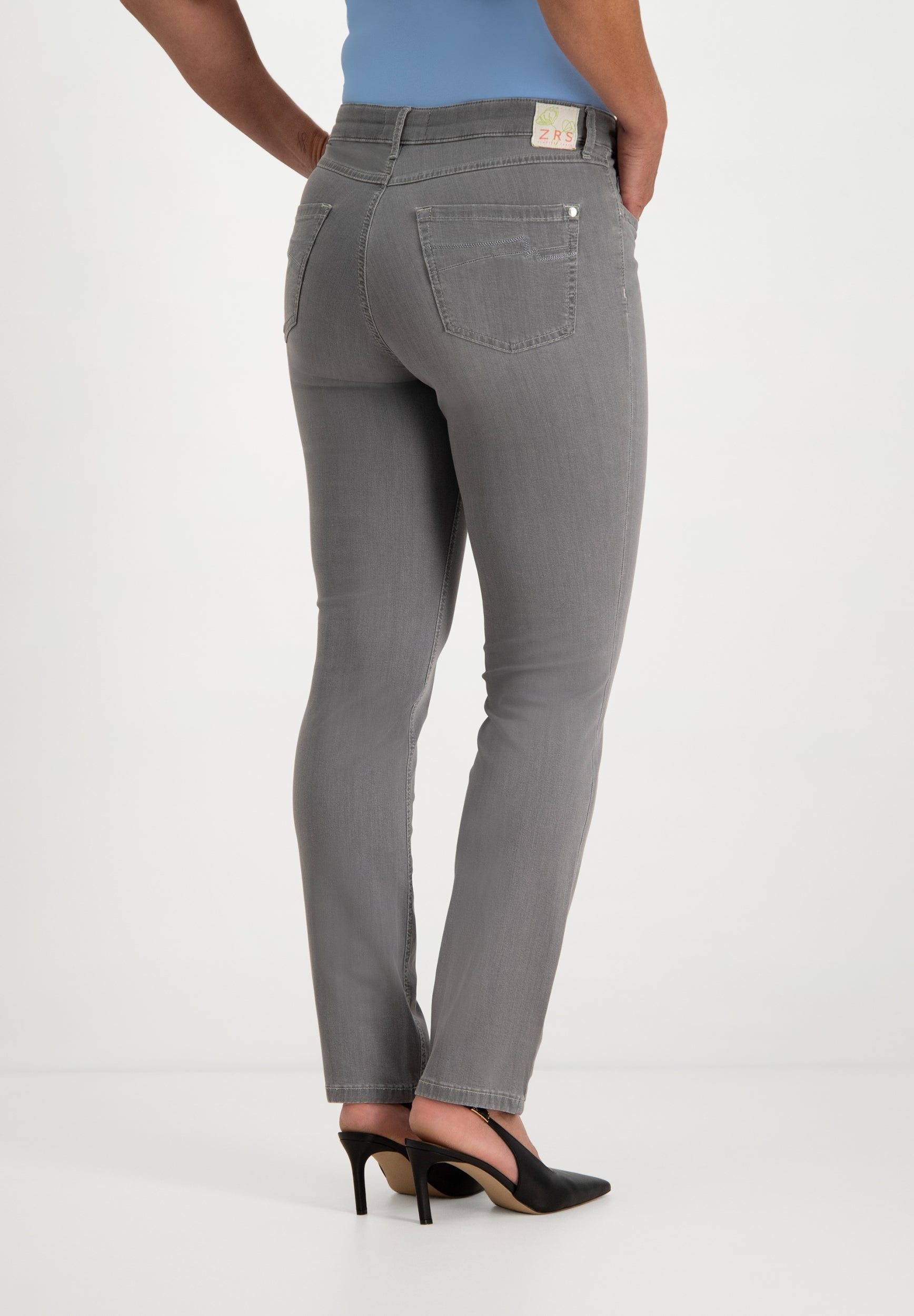 Kora Straight Jeans | Light Grey