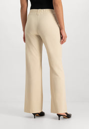Jessie Wide Leg Broek | Light Beige