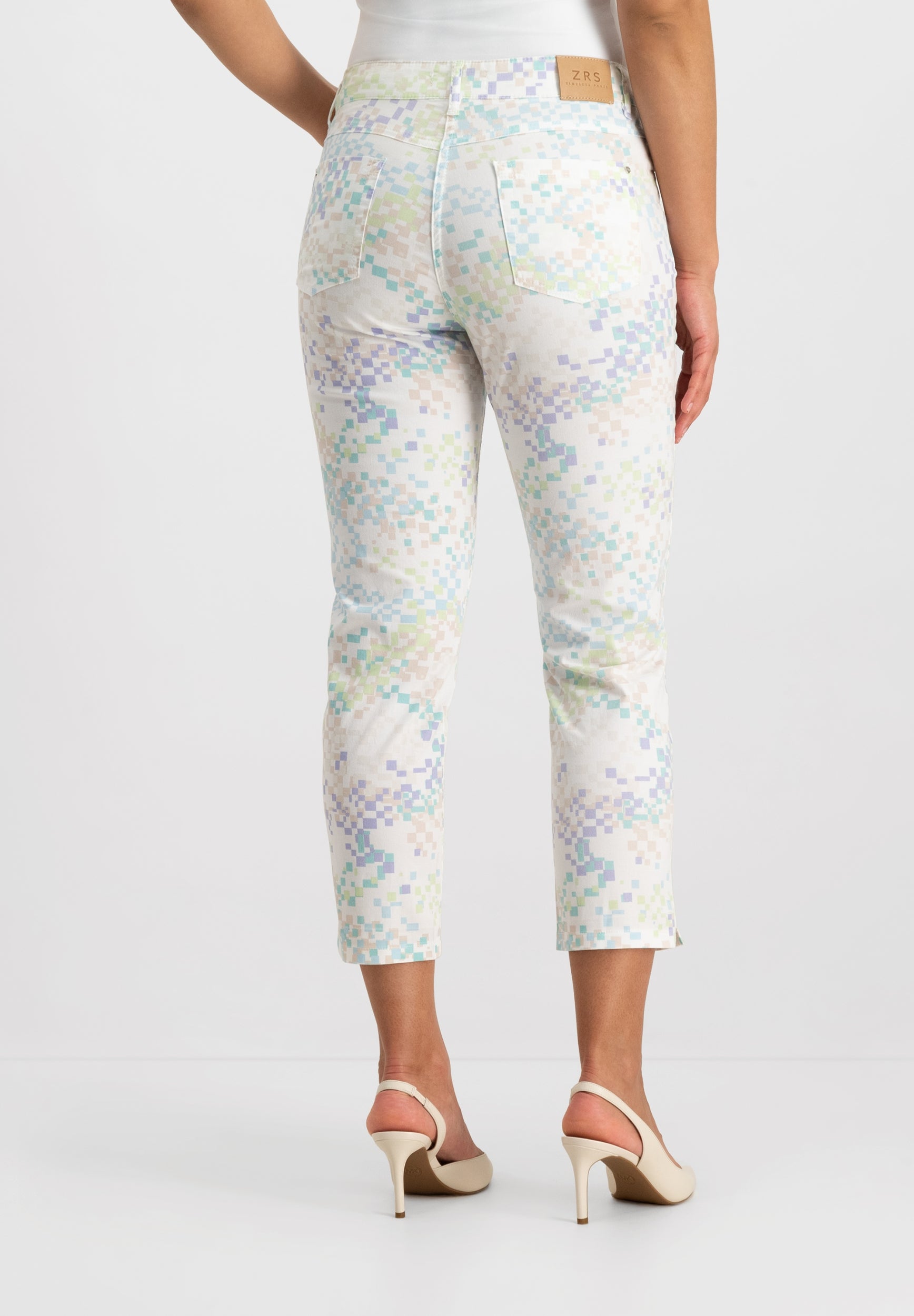 Sarah Slim Cropped Jeans | Aqua