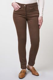 Twigie Coloured Shape-On Straight Jeans | Nougat