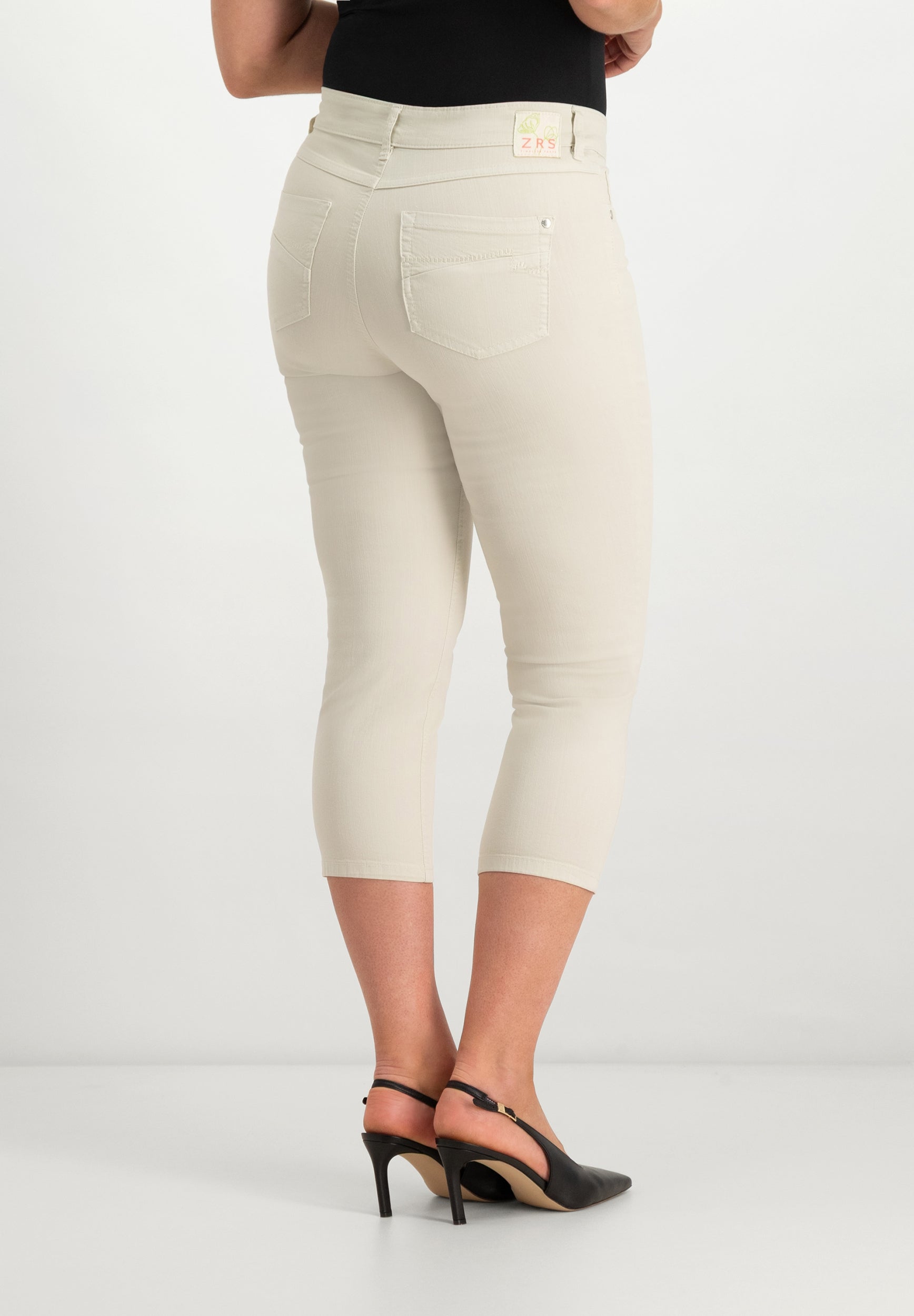 Kora Coloured Light Denim Cropped Jeans | Kitt