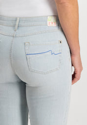 Kora 7/8 Jeans | Bleached Stripe